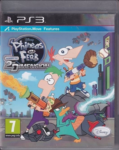 Phineas and Ferb Across the 2nd Dimension - PS3  (B Grade) (Genbrug)